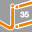 Mesh Cable Tray, Slant Height 35 mm